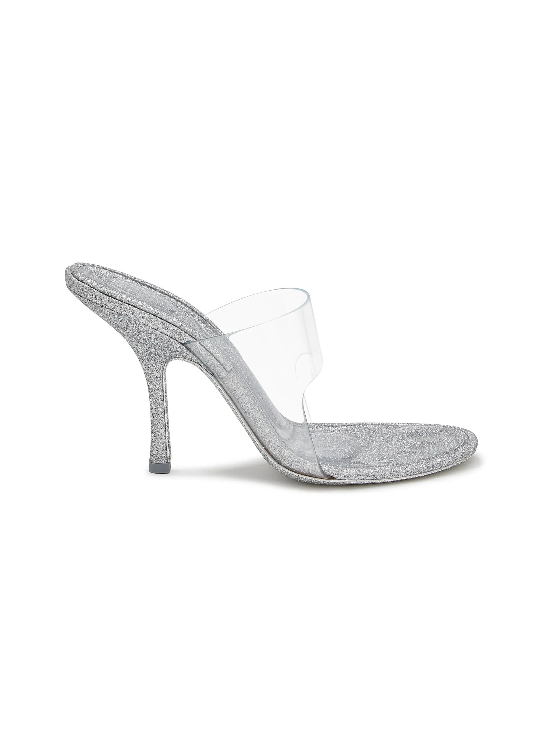 ALEXANDERWANG Nudie 105 PVC Band Heeled Sandals