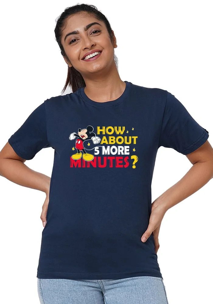 5 Minutes Mickey Women Tshirt