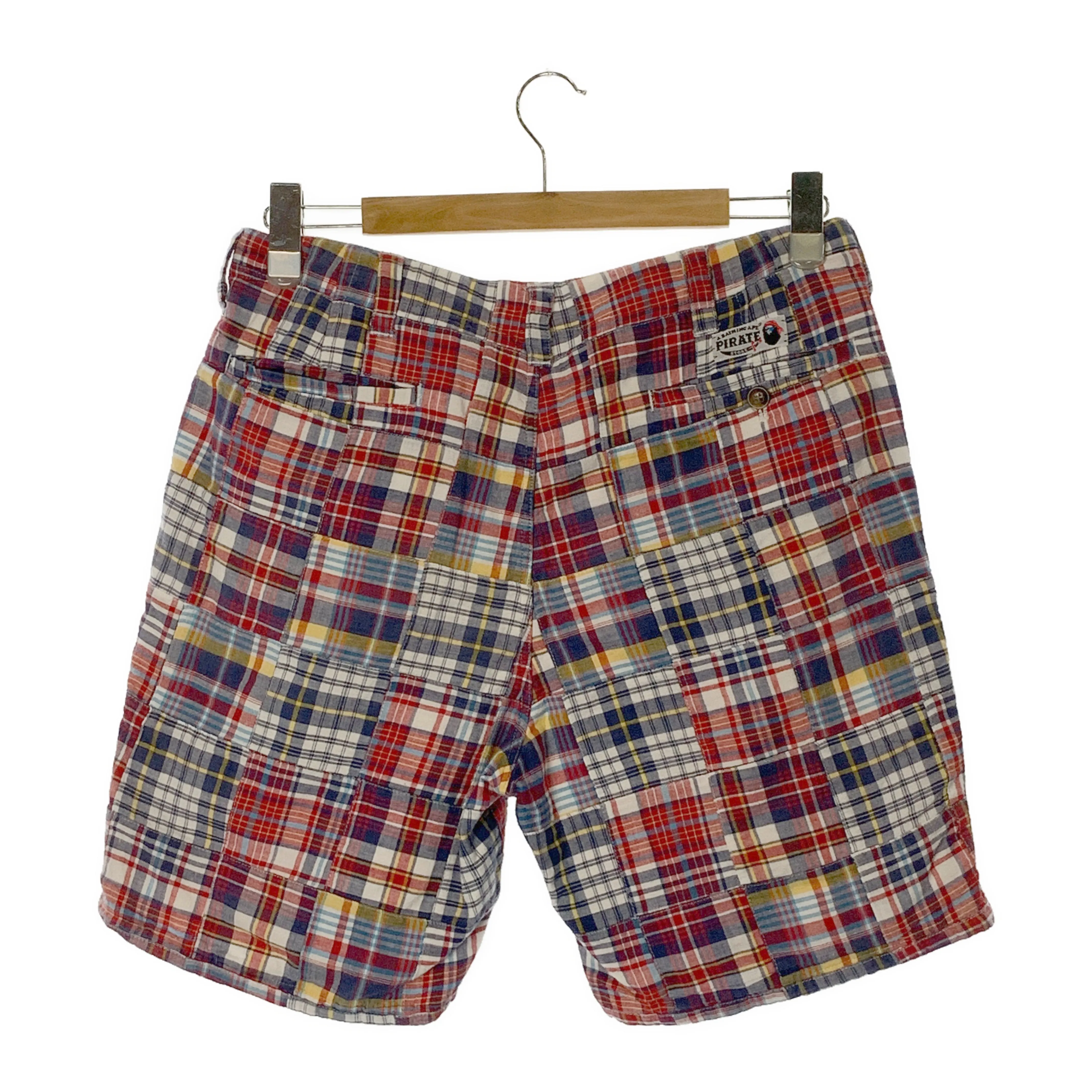 A BATHING APE Shorts M MLT Cotton All Over Print 4800-153-018