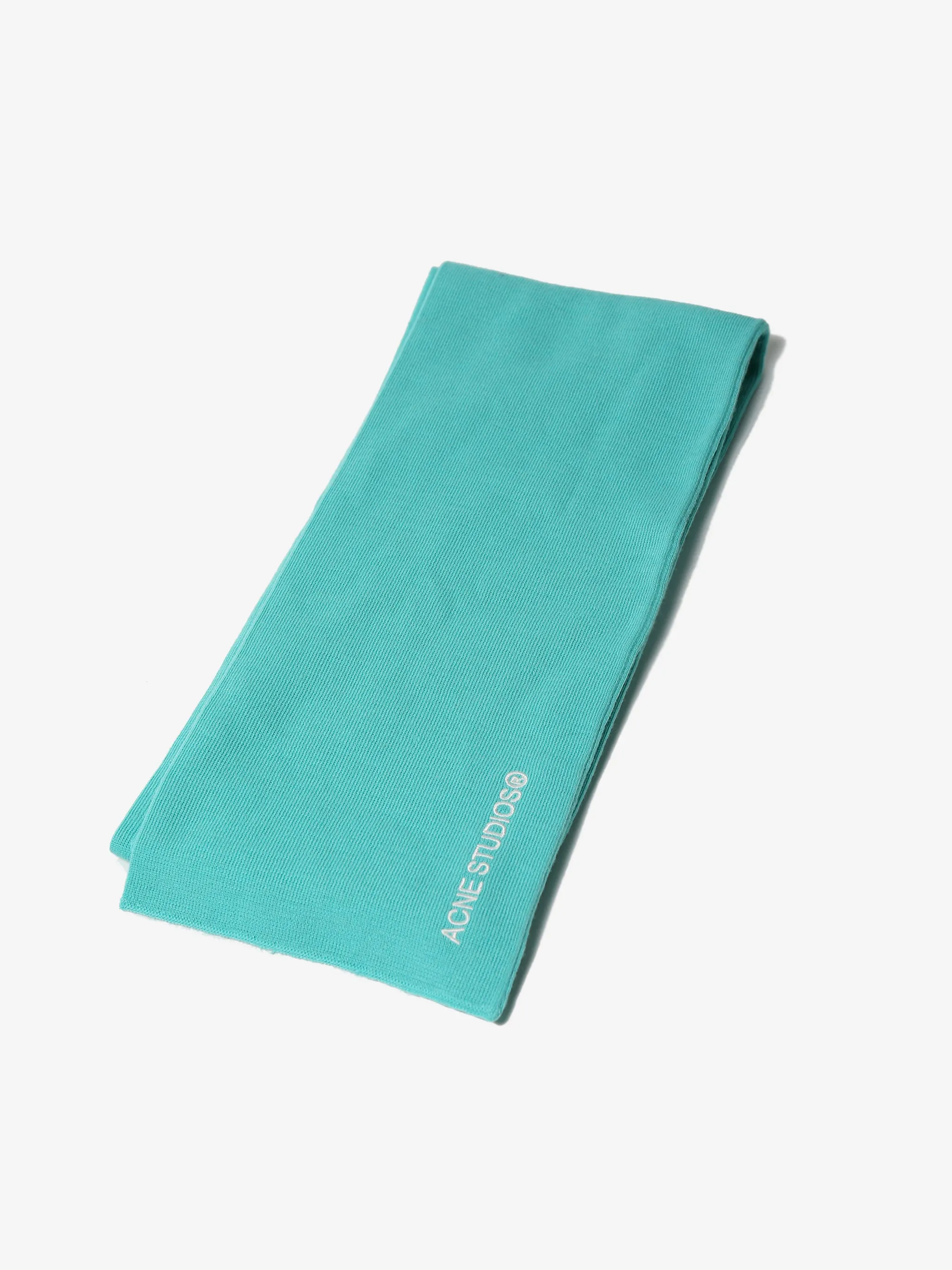 ACNE STUDIOS - Gender-Neutral Logo Embroidered Scarf