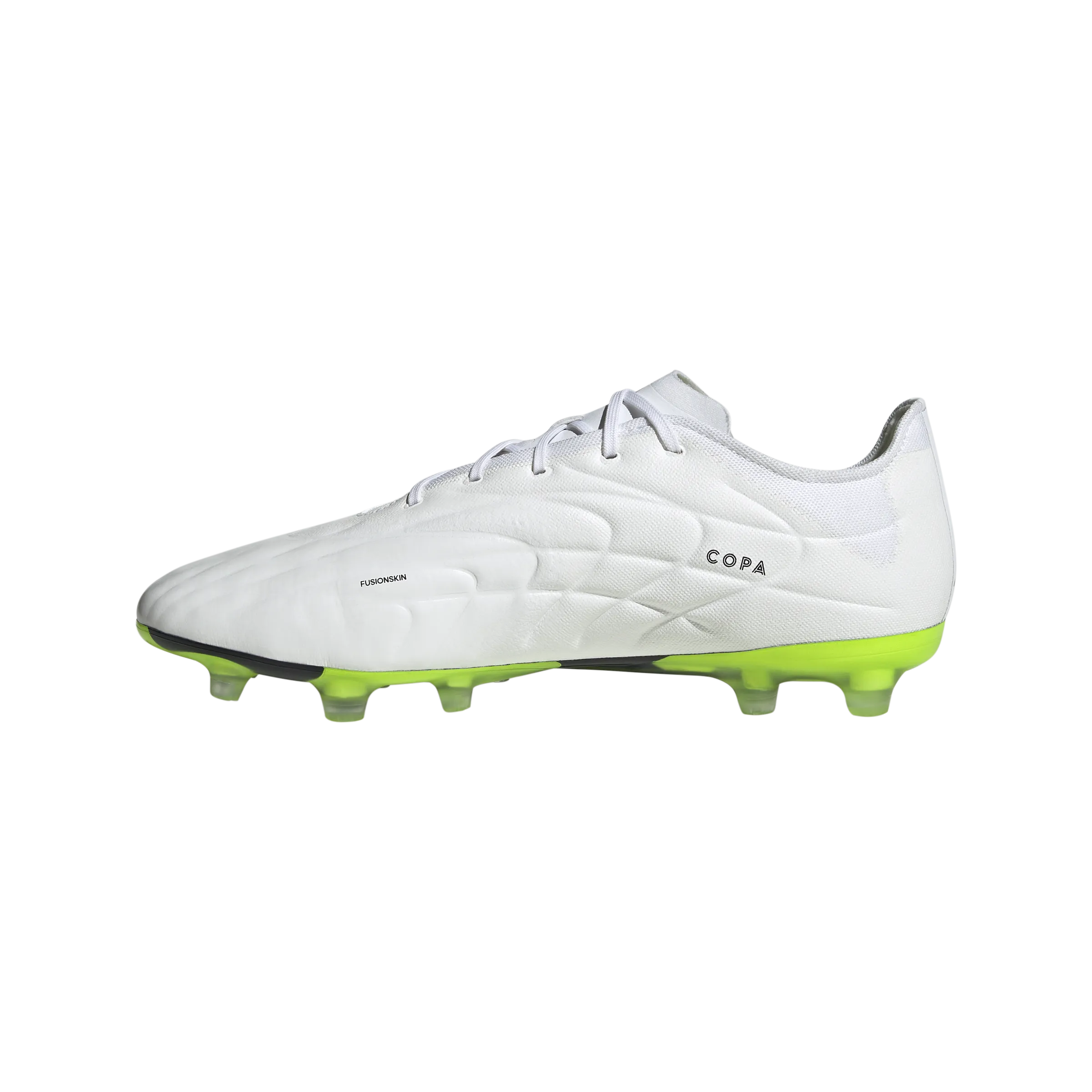 Adidas Copa Pure.2 FG Football Boots - Adult - White/Black/Lucid Lemon