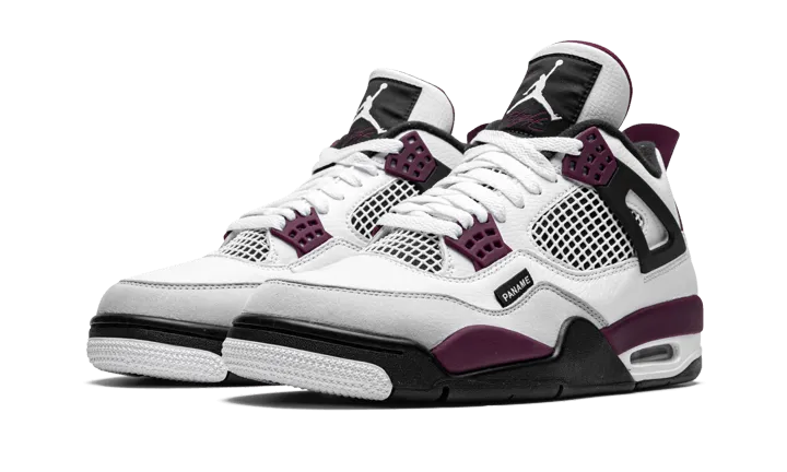 Air Jordan 4 PSG Neutral Grey Bordeaux - Product Description