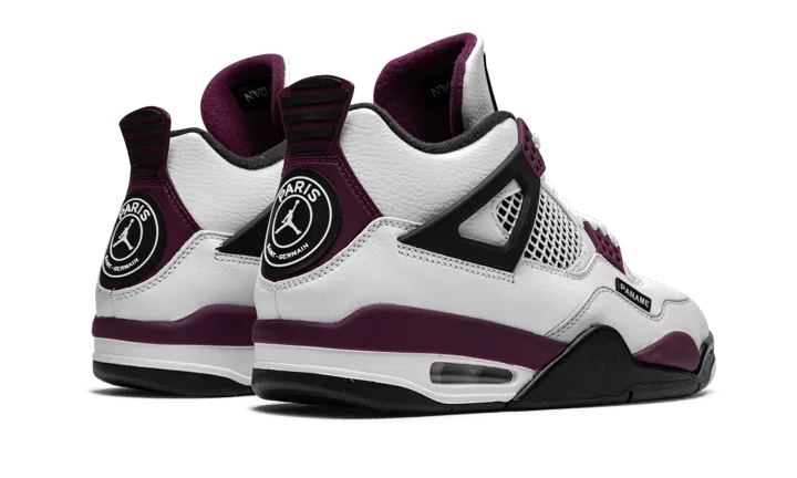 Air Jordan 4 PSG Neutral Grey Bordeaux - Product Description