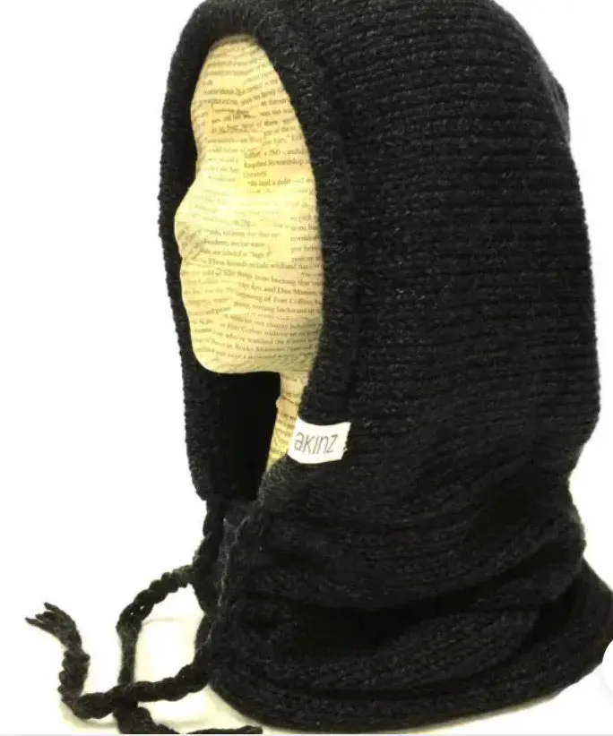 AKINZ Hooded Cowl Neck Winter Accessory - Unisex Versatile Style