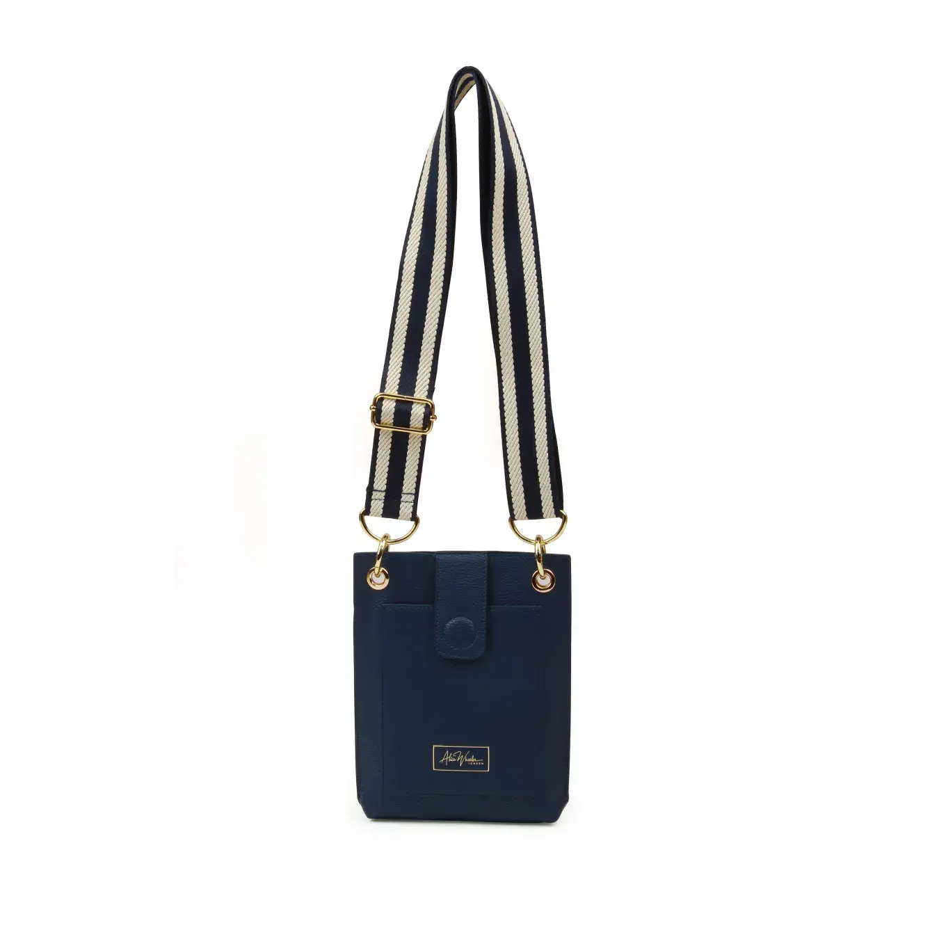 Navy Alice Wheeler Primrose Phone Cross Body Bag