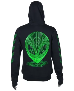 Alien Eyes Zip Hoodie - Shop Now.