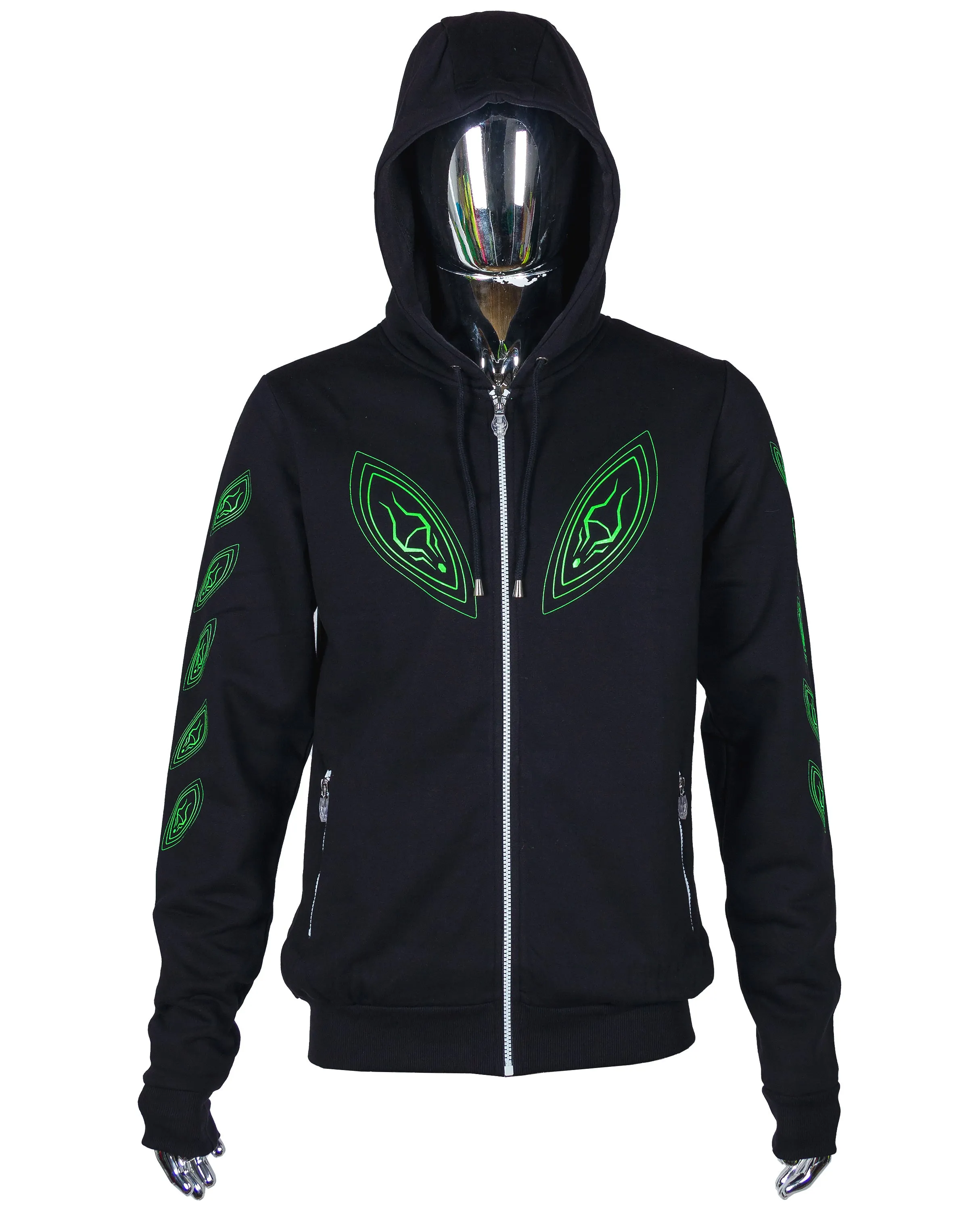 Alien Eyes Zip Hoodie - Shop Now.