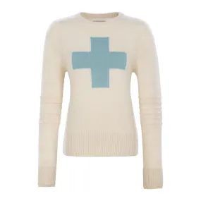 Alps and Meters Cashmere Ski Sweater for Women - Knit Patrol Race