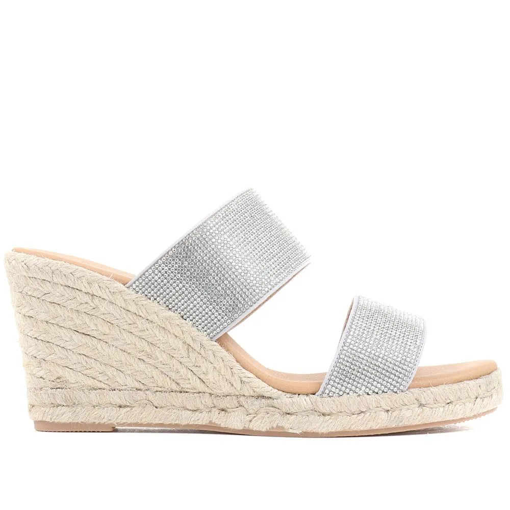 AMABELLE 322 052 Amabelle Wedge Mule Sandals