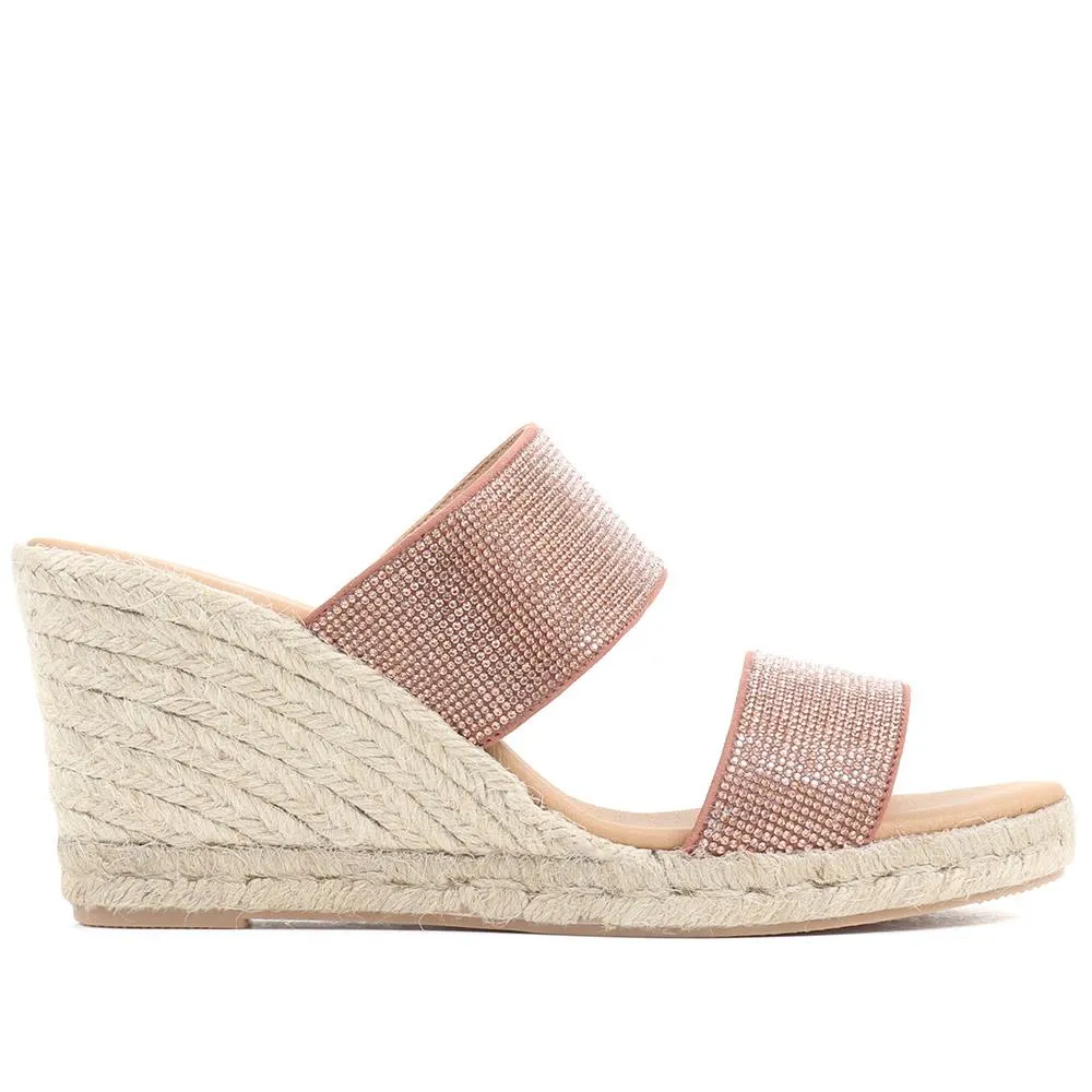 AMABELLE 322 052 Amabelle Wedge Mule Sandals