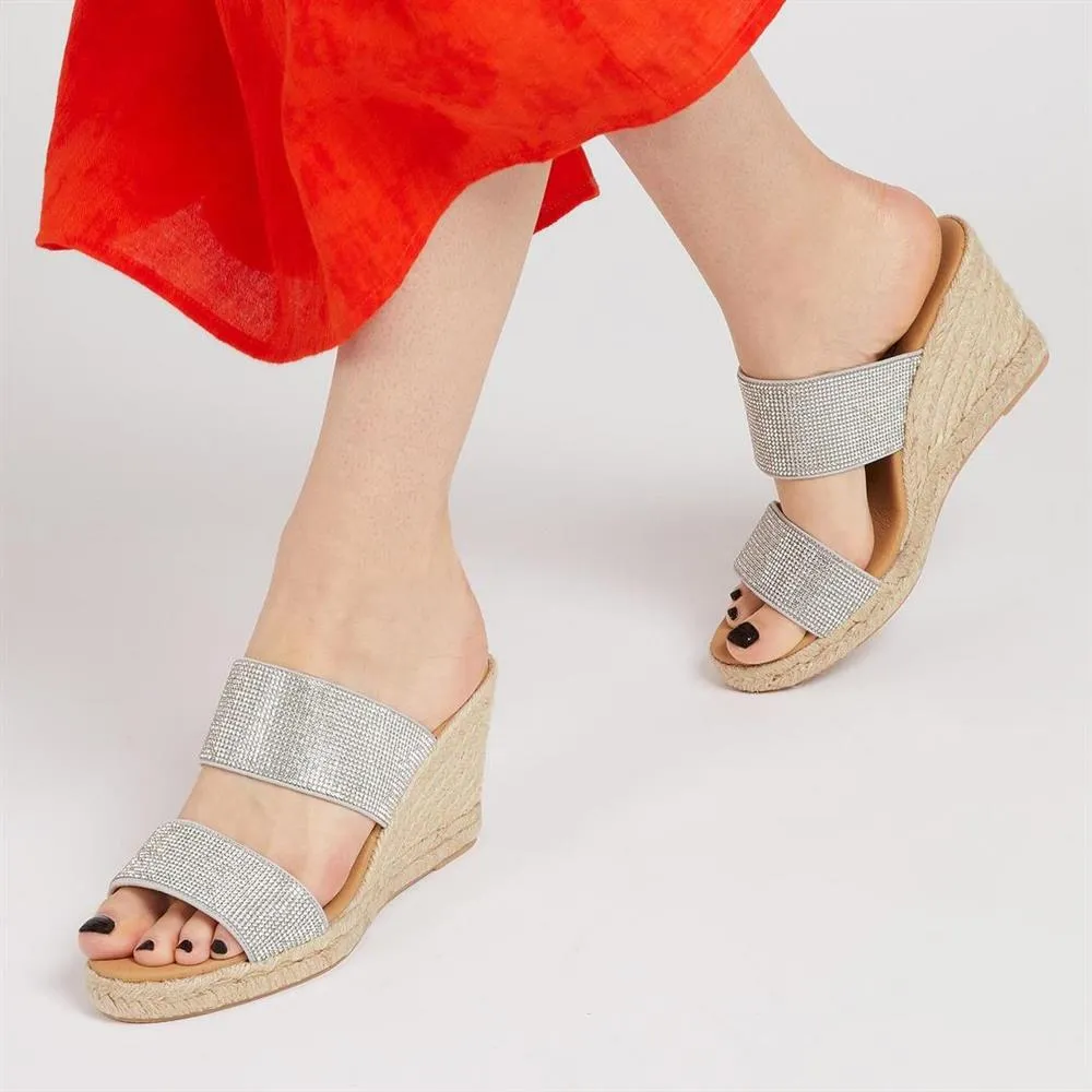 AMABELLE 322 052 Amabelle Wedge Mule Sandals