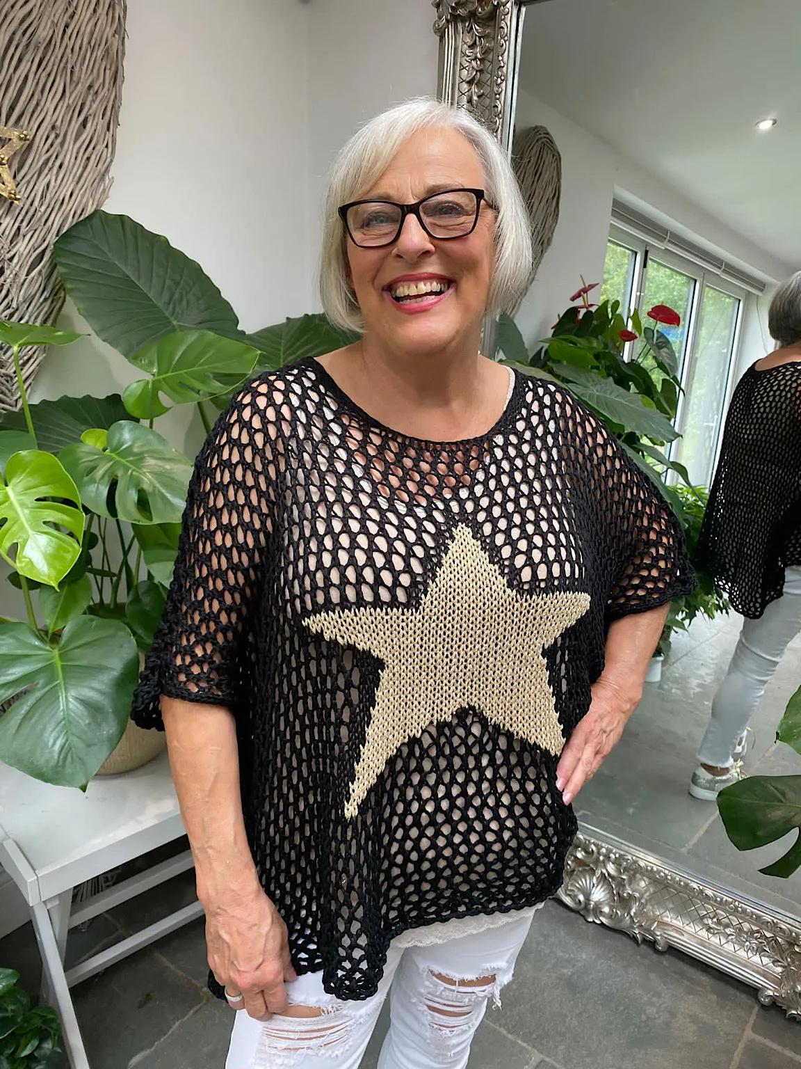 Amanda's Star Knit Top