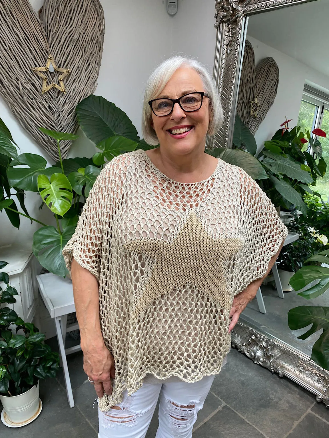 Amanda's Star Knit Top