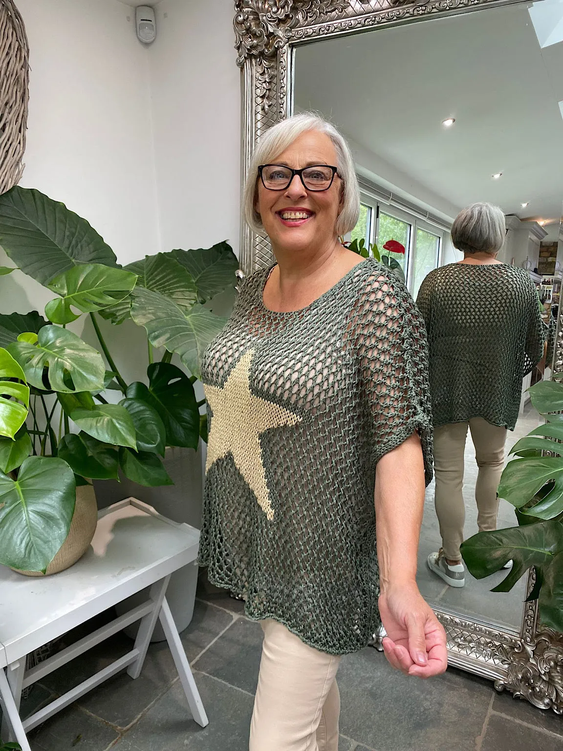 Amanda's Star Knit Top