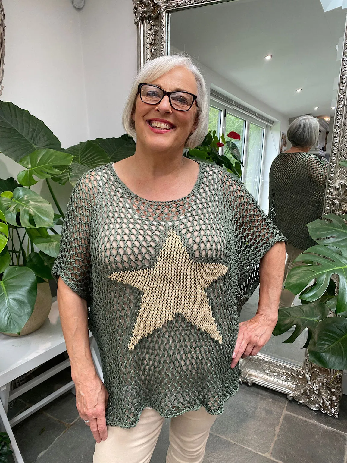 Amanda's Star Knit Top