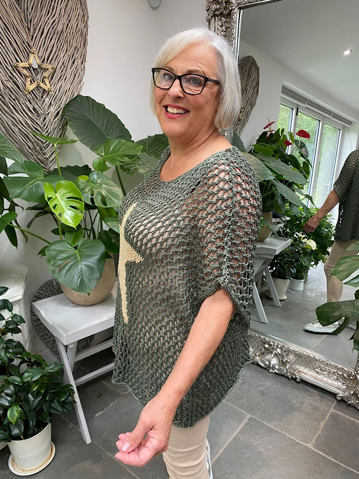 Amanda's Star Knit Top