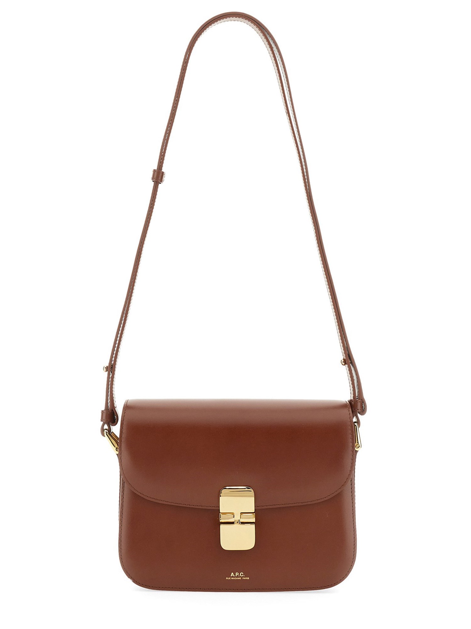 A.P.C. Small Leather Grace Bag - Shop Now.