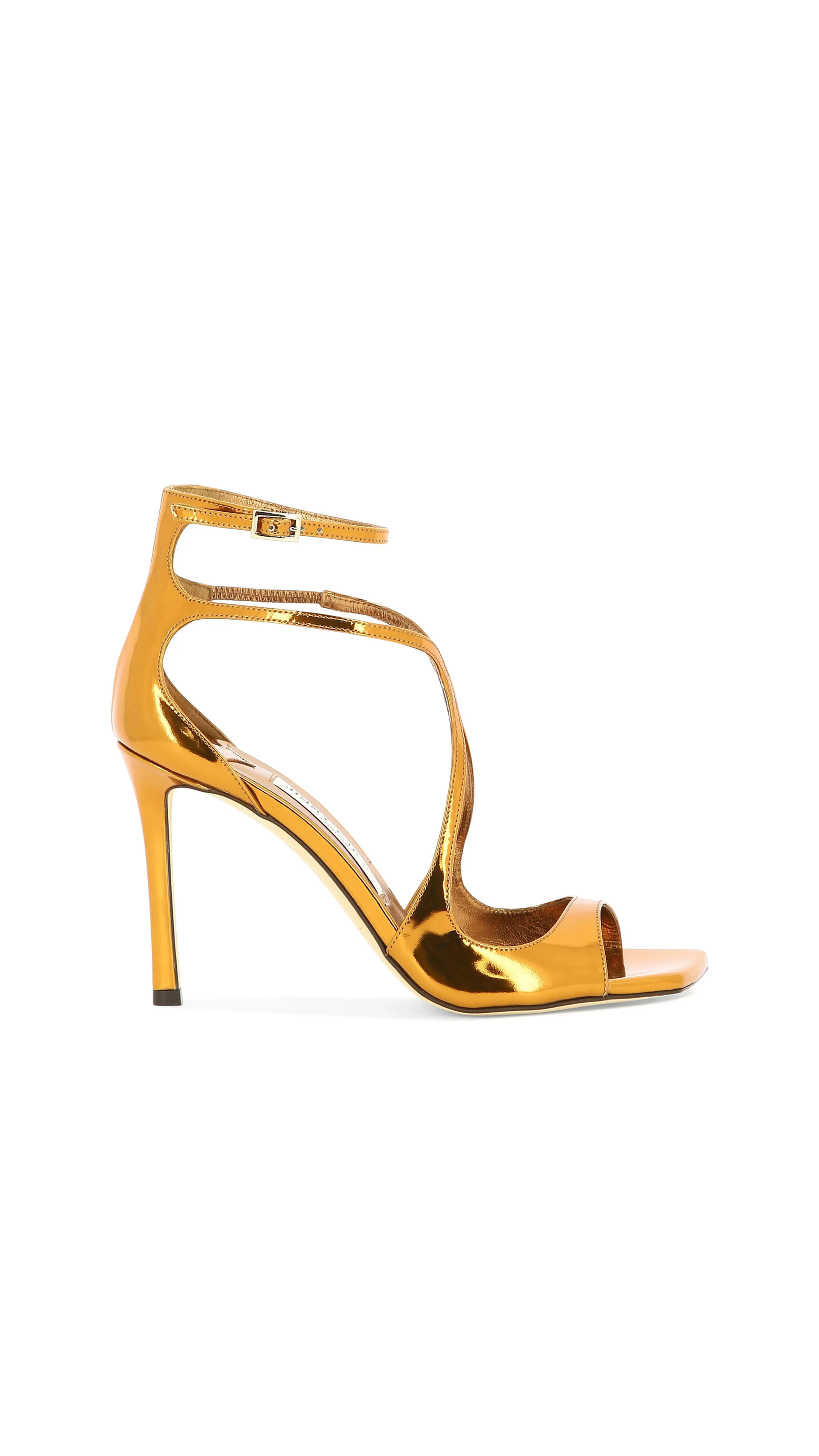 Azia 95 Patent Leather Sandals Gold