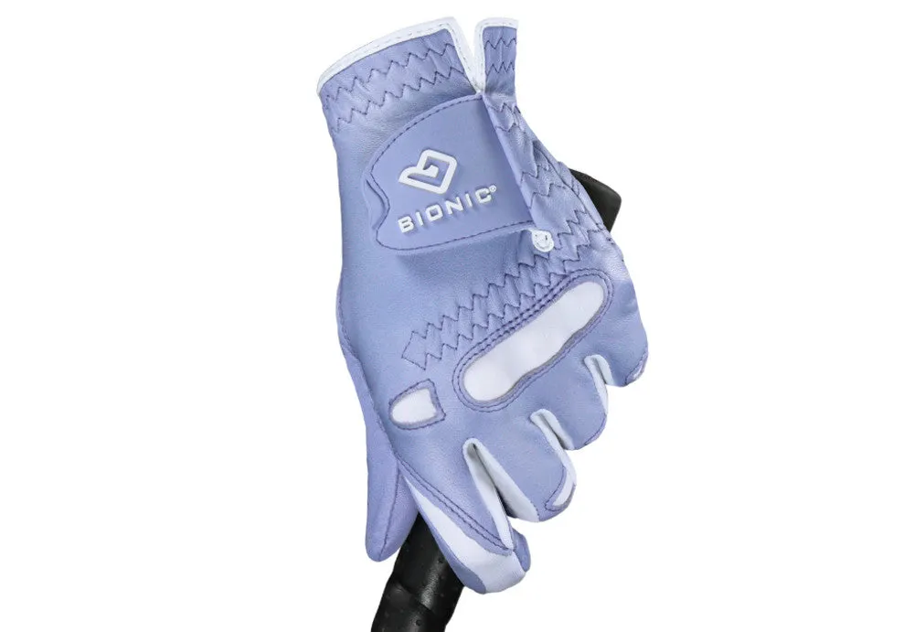 Bionic Golf Women's StableGrip 2.0 Glove - Periwinkle - Best Golf Glove for Women