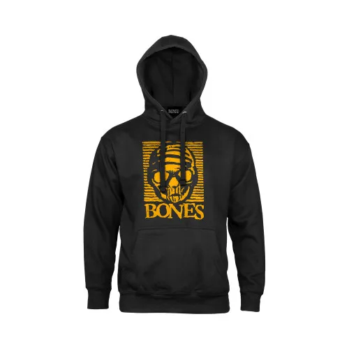 Black Gold Pullover Hoodie - Bones Wheels Skateboard