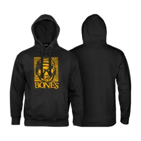 Black Gold Pullover Hoodie - Bones Wheels Skateboard