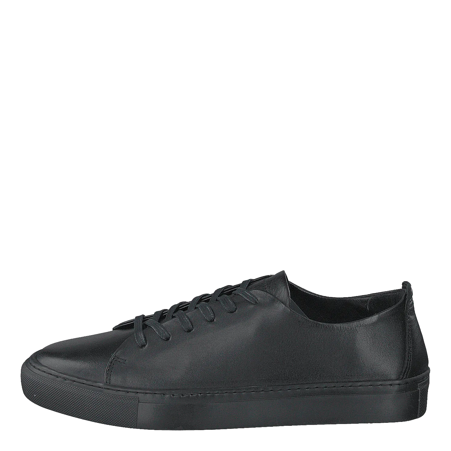 Black Leather Biaajay Sneaker 100 by Bianco Shoes