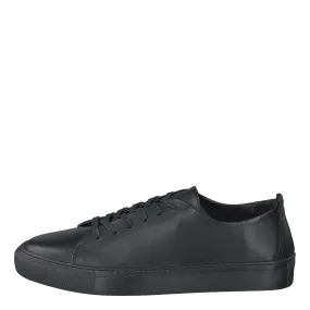 Black Leather Biaajay Sneaker 100 by Bianco Shoes