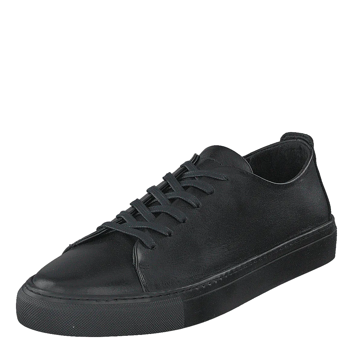 Black Leather Biaajay Sneaker 100 by Bianco Shoes