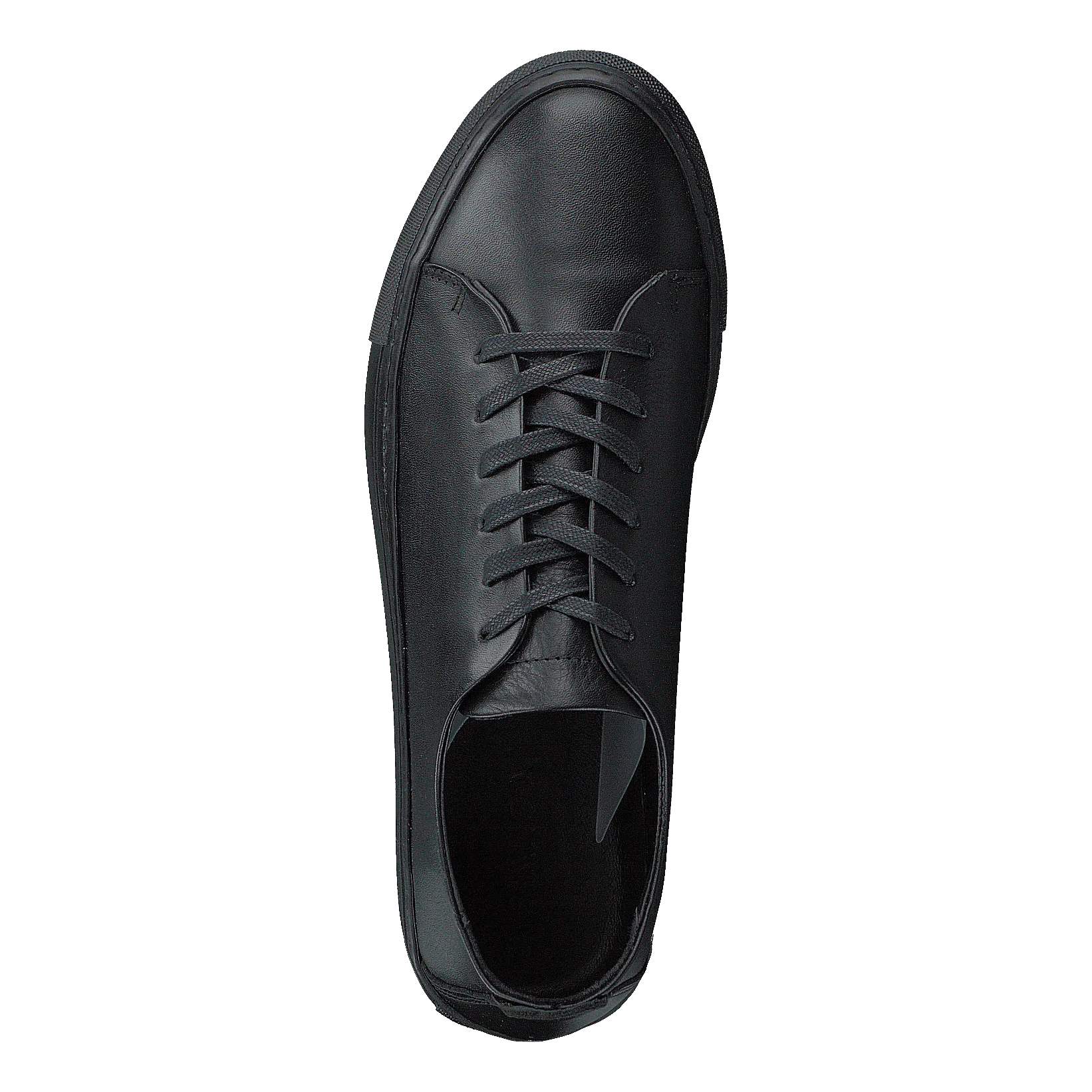 Black Leather Biaajay Sneaker 100 by Bianco Shoes