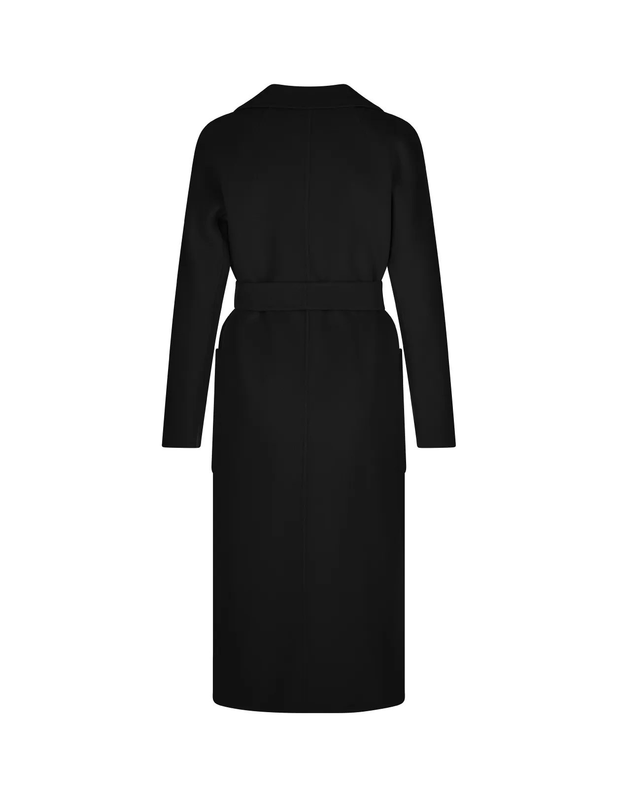 Women's Black Wool Coat