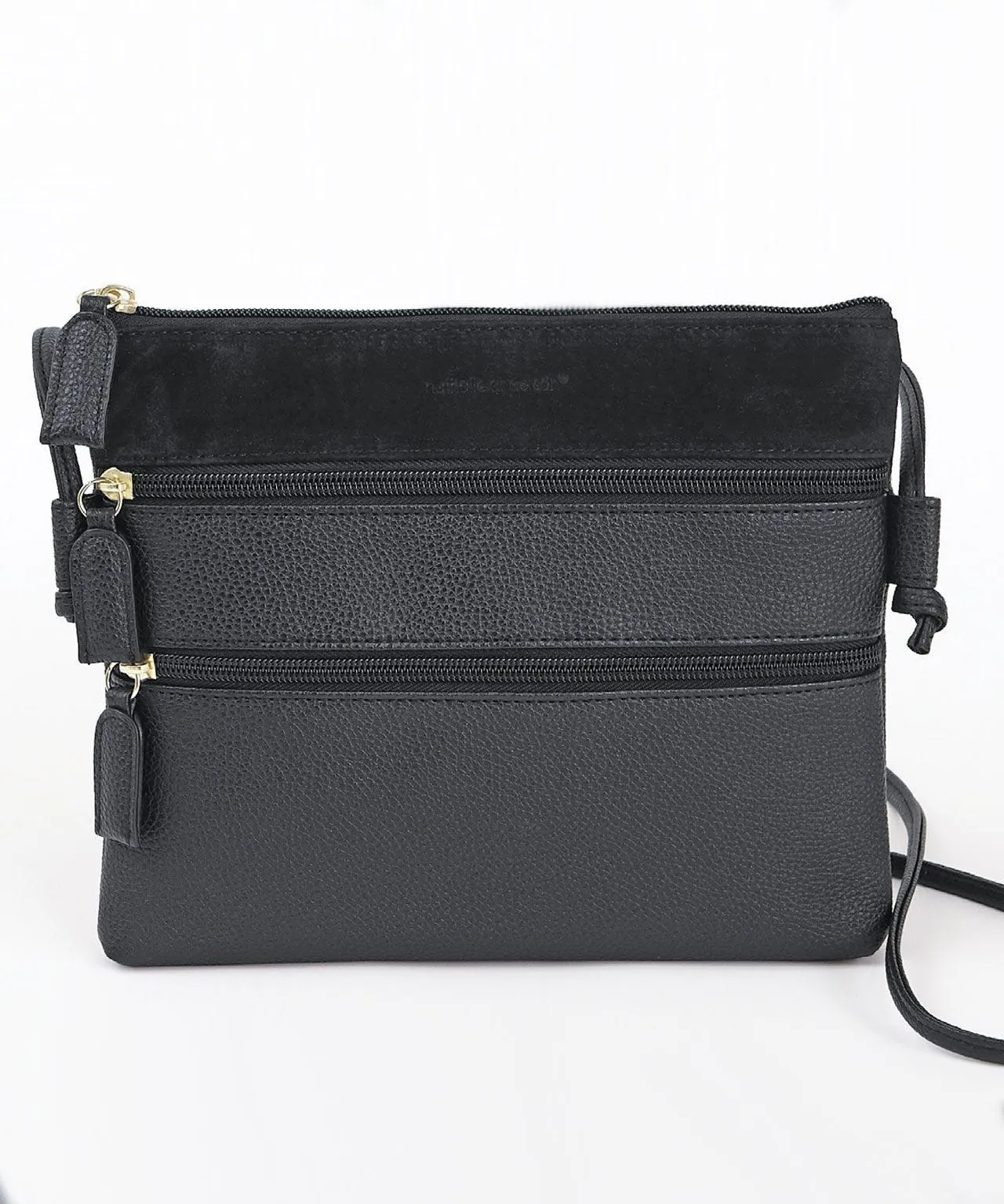 Black Multi Zippered Bags