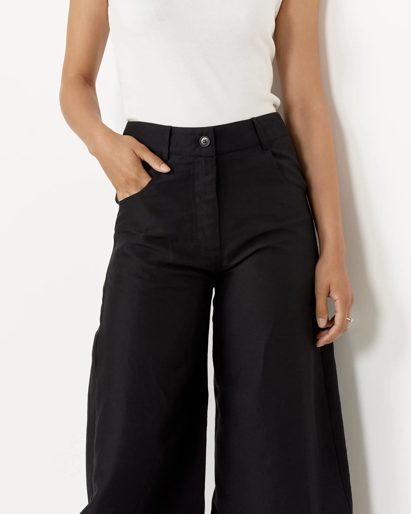 Black Pipette Pants.