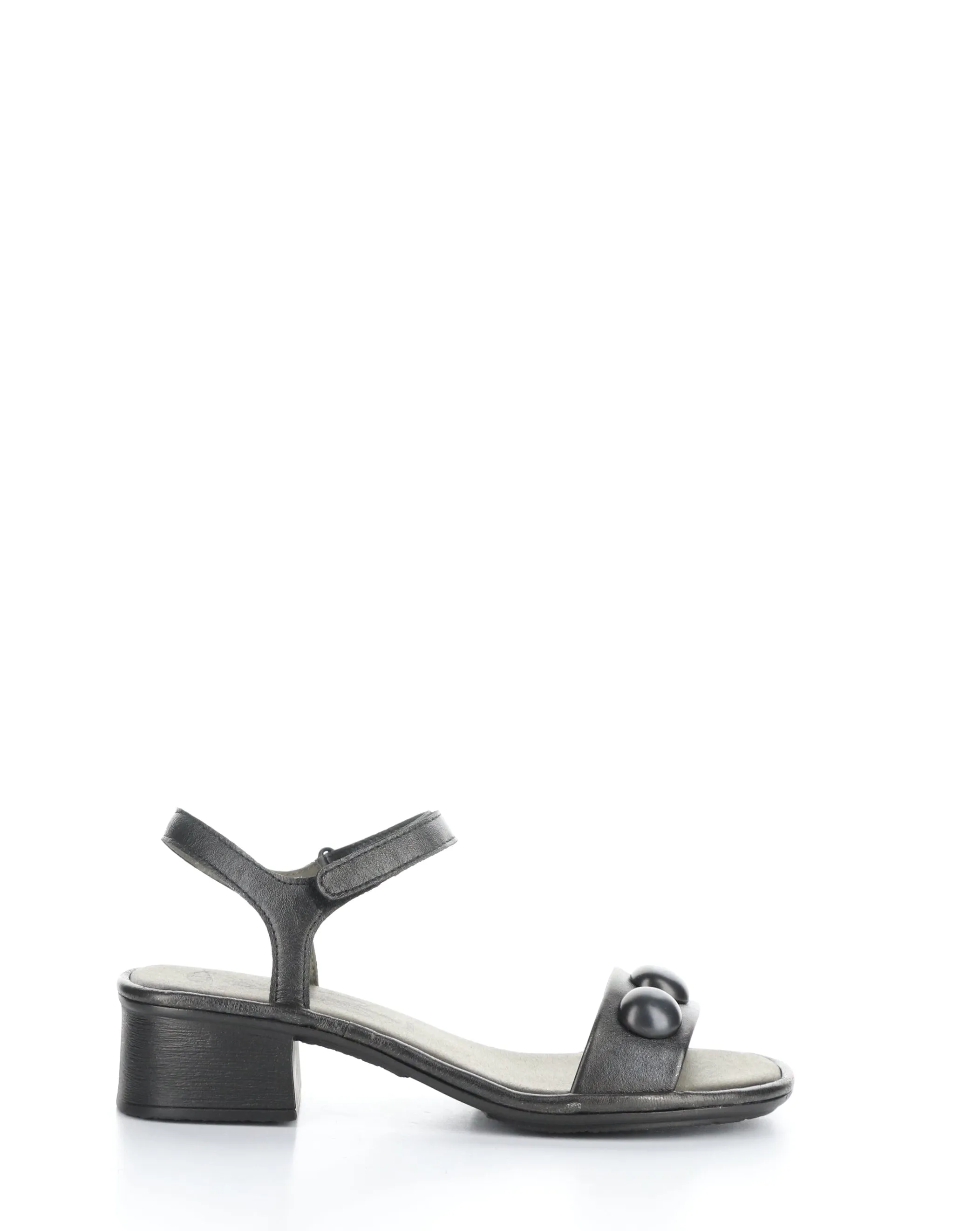 Black Velcro Sandals with EXIE487FLY 003 Model Number