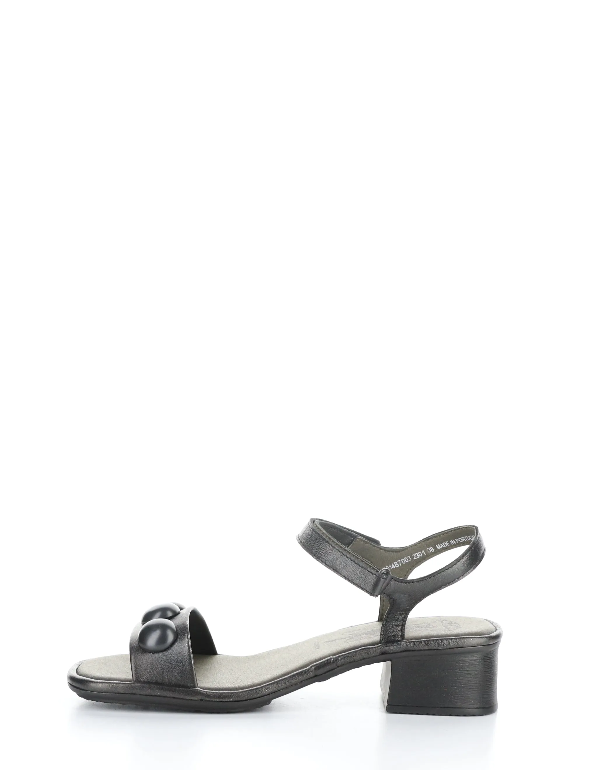 Black Velcro Sandals with EXIE487FLY 003 Model Number