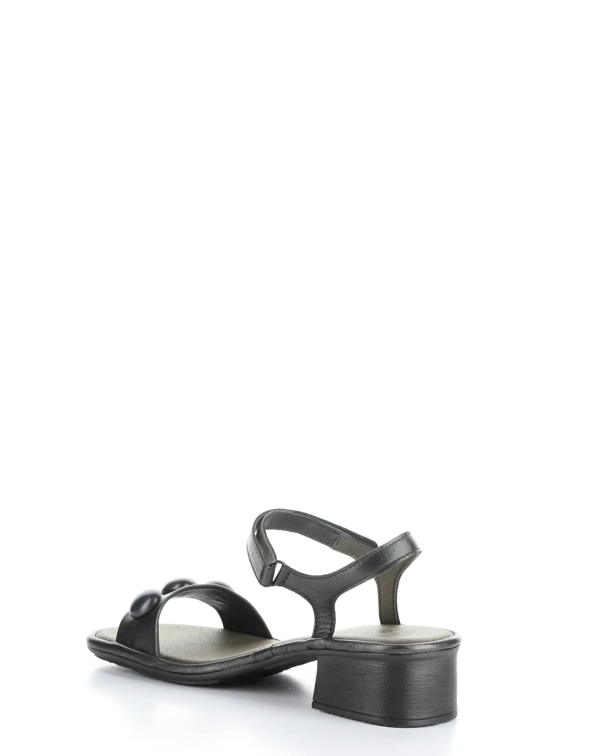 Black Velcro Sandals with EXIE487FLY 003 Model Number