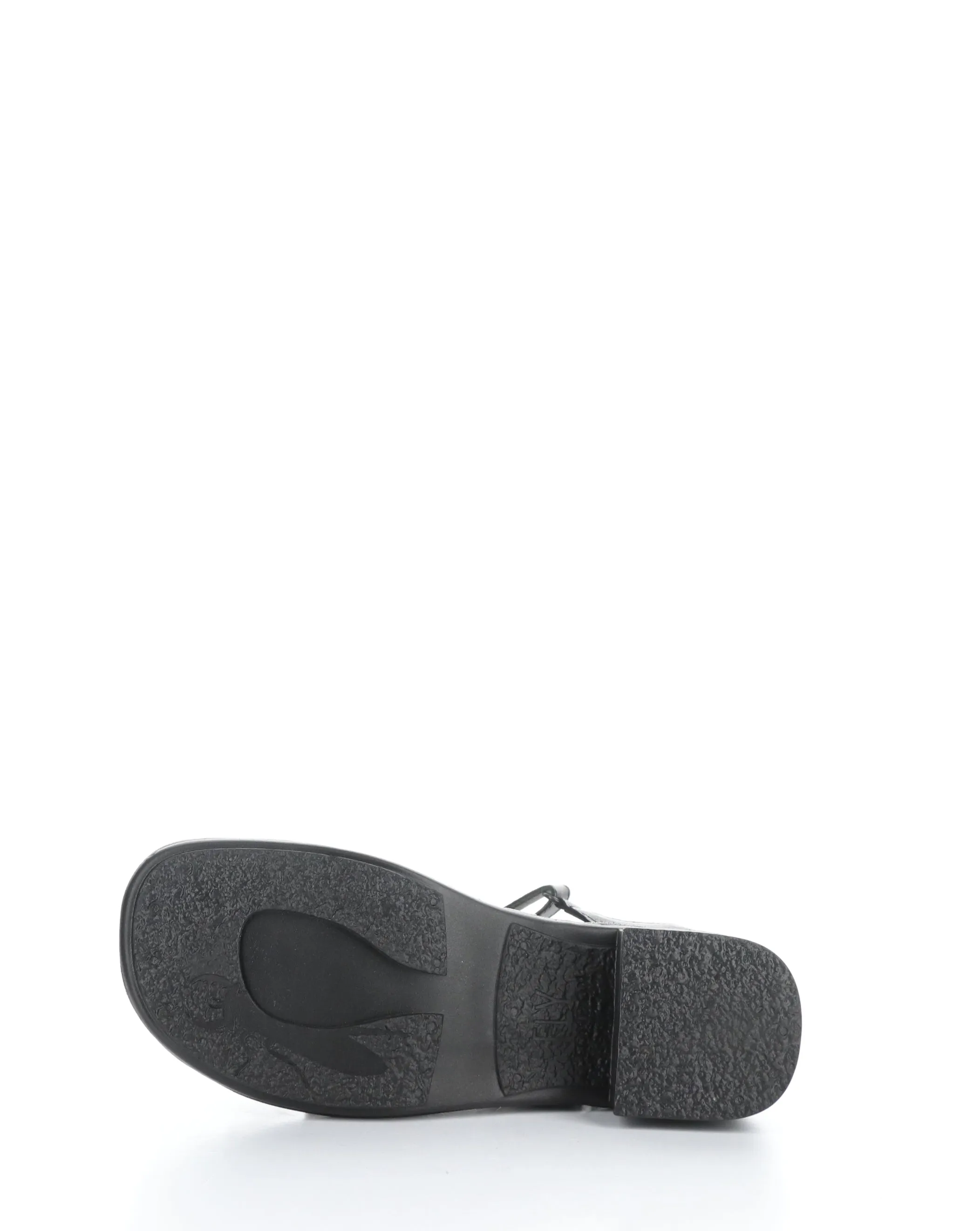 Black Velcro Sandals with EXIE487FLY 003 Model Number