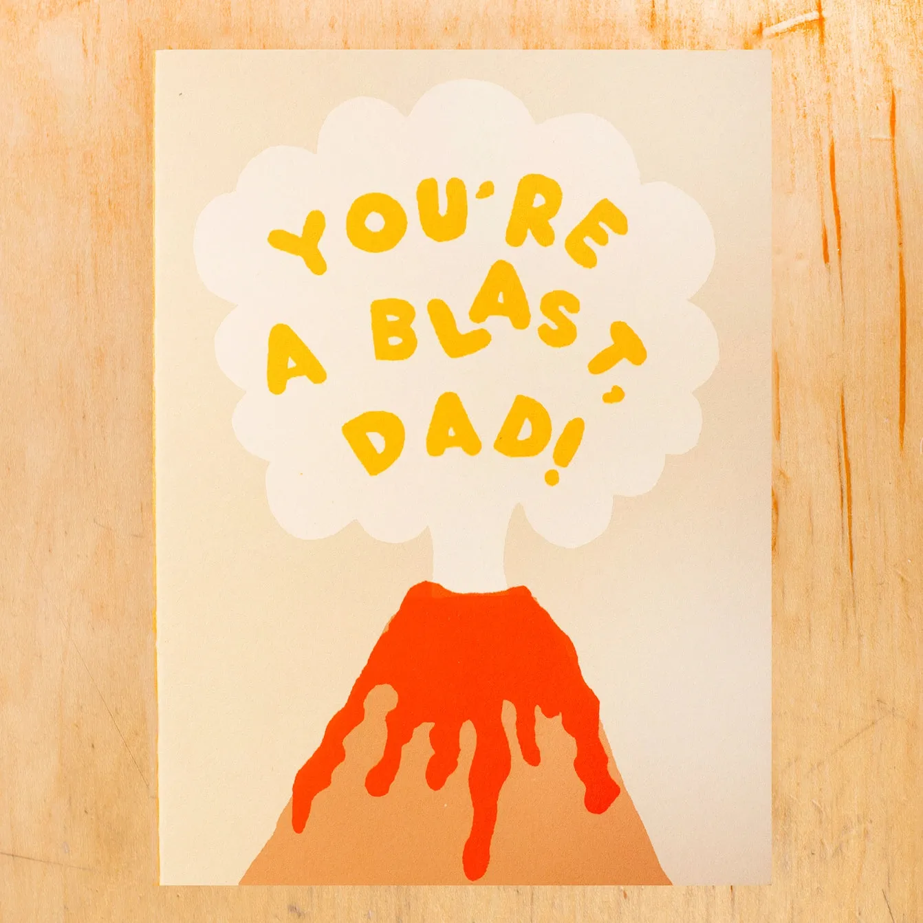 Blast Greeting Notecard for Dad