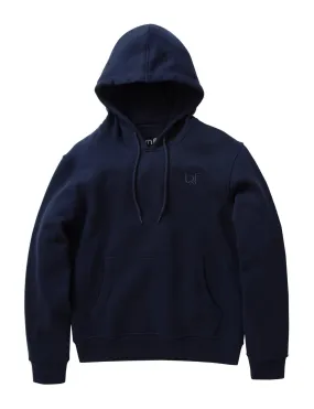 BORN FLY Men's Navy Hooded Bomber Jacket