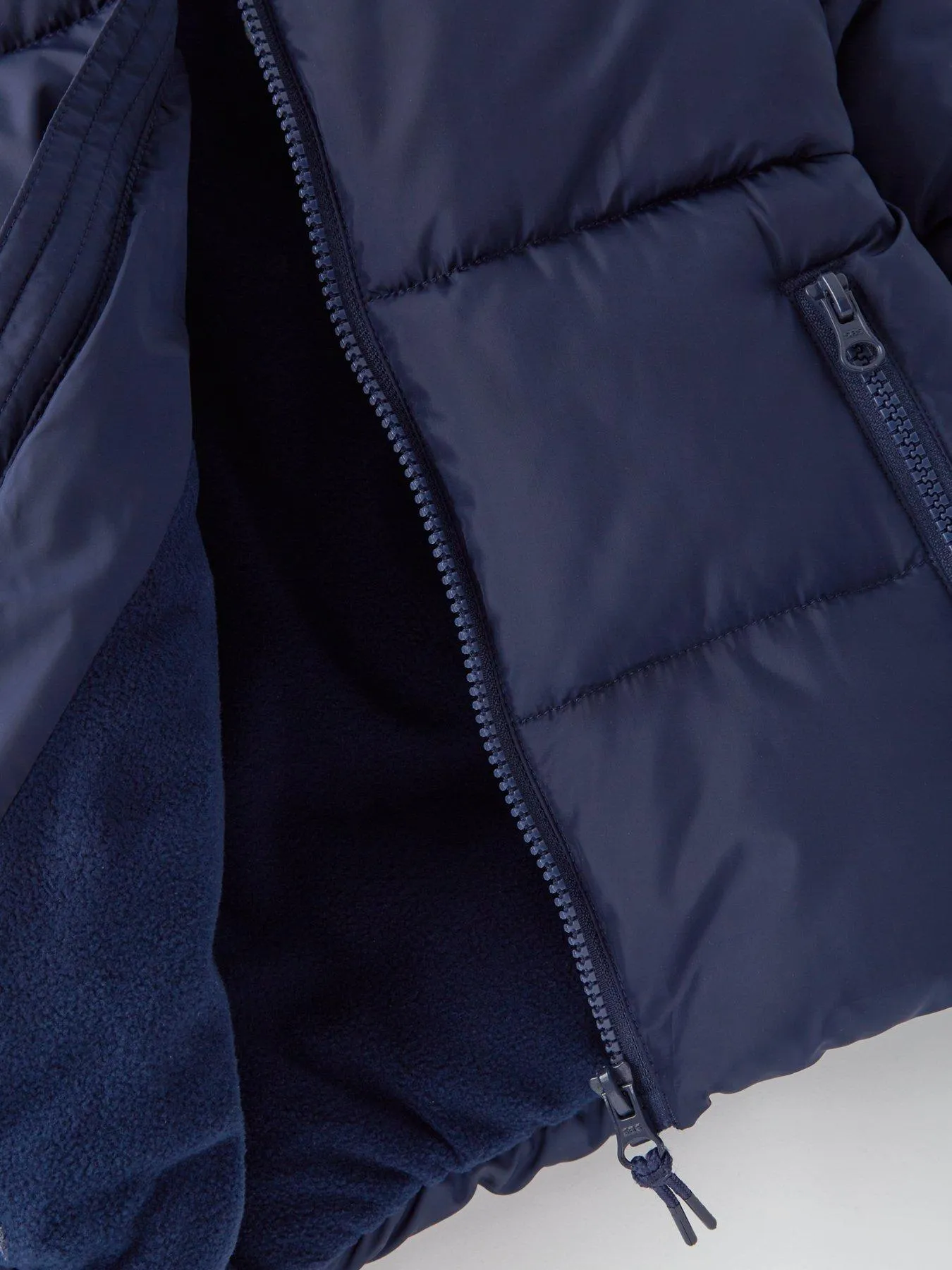 Boys Navy Padded Coat