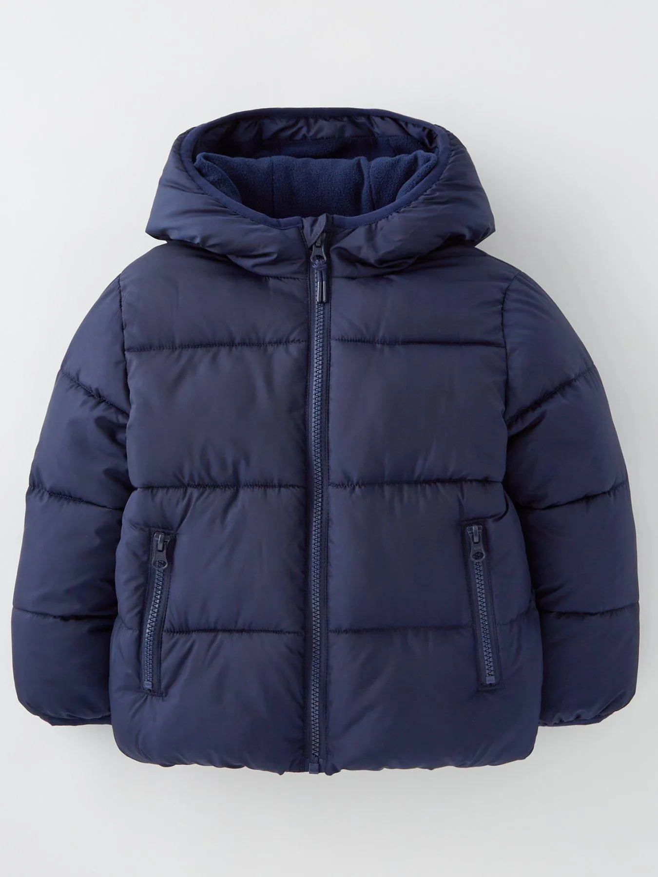 Boys Navy Padded Coat