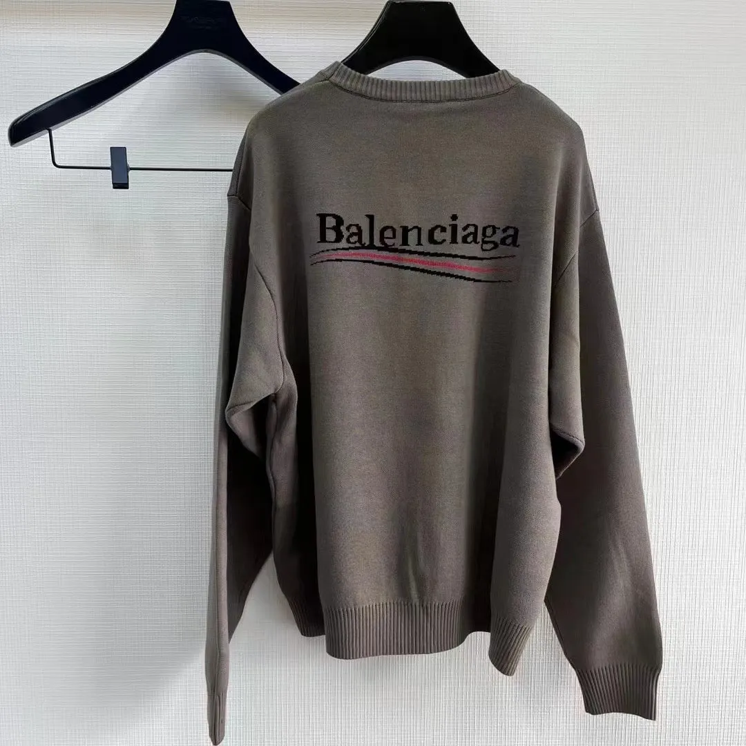 Brown Sweater with Mini Logo