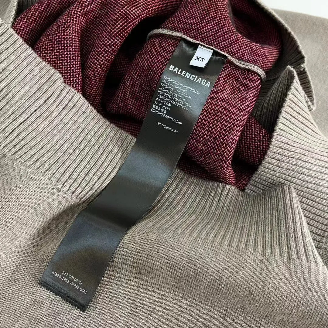 Brown Sweater with Mini Logo