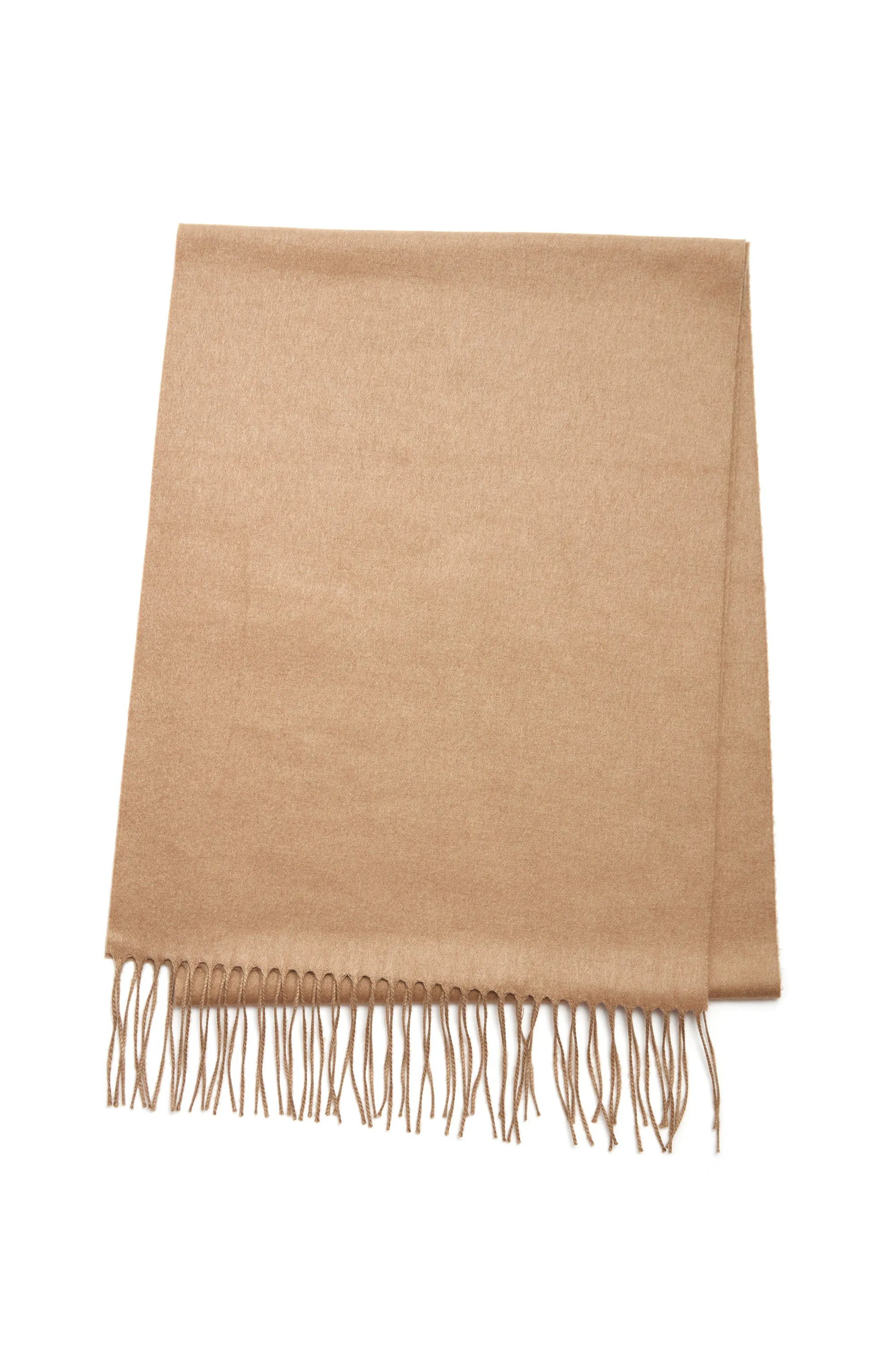 Camel Silk Cashmere Blaine Scarf