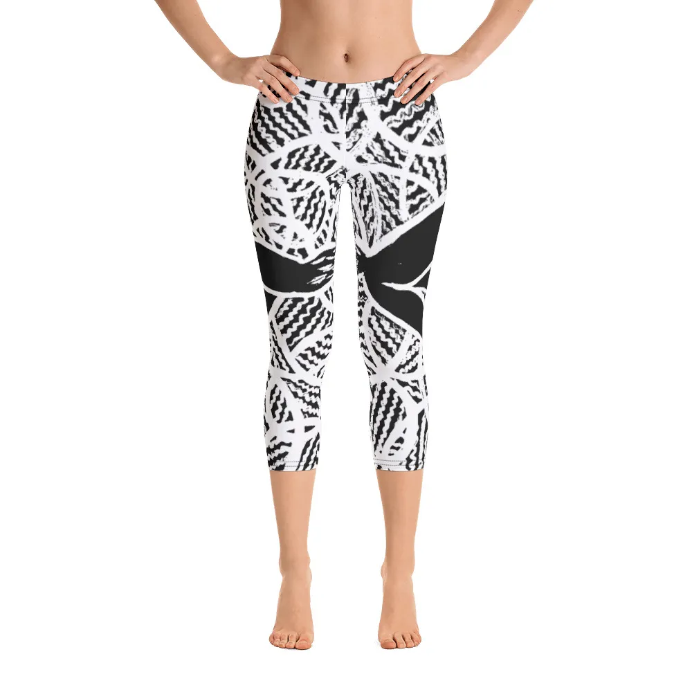 Capri Leggings Underwater Love Plants