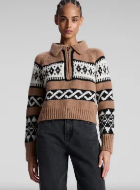 Carter Sweater - Camel Multi