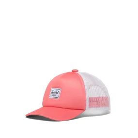 Herschel Baby Whaler Mesh Cap in Shell Pink and White for 6-18 Months Old