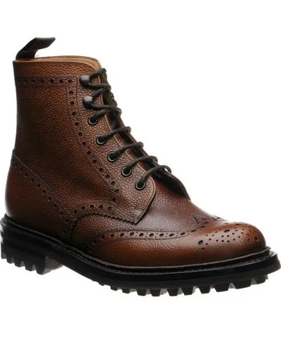 Church's Shoes McFarlane Lightweight Rubber-Sole Brogue Boots