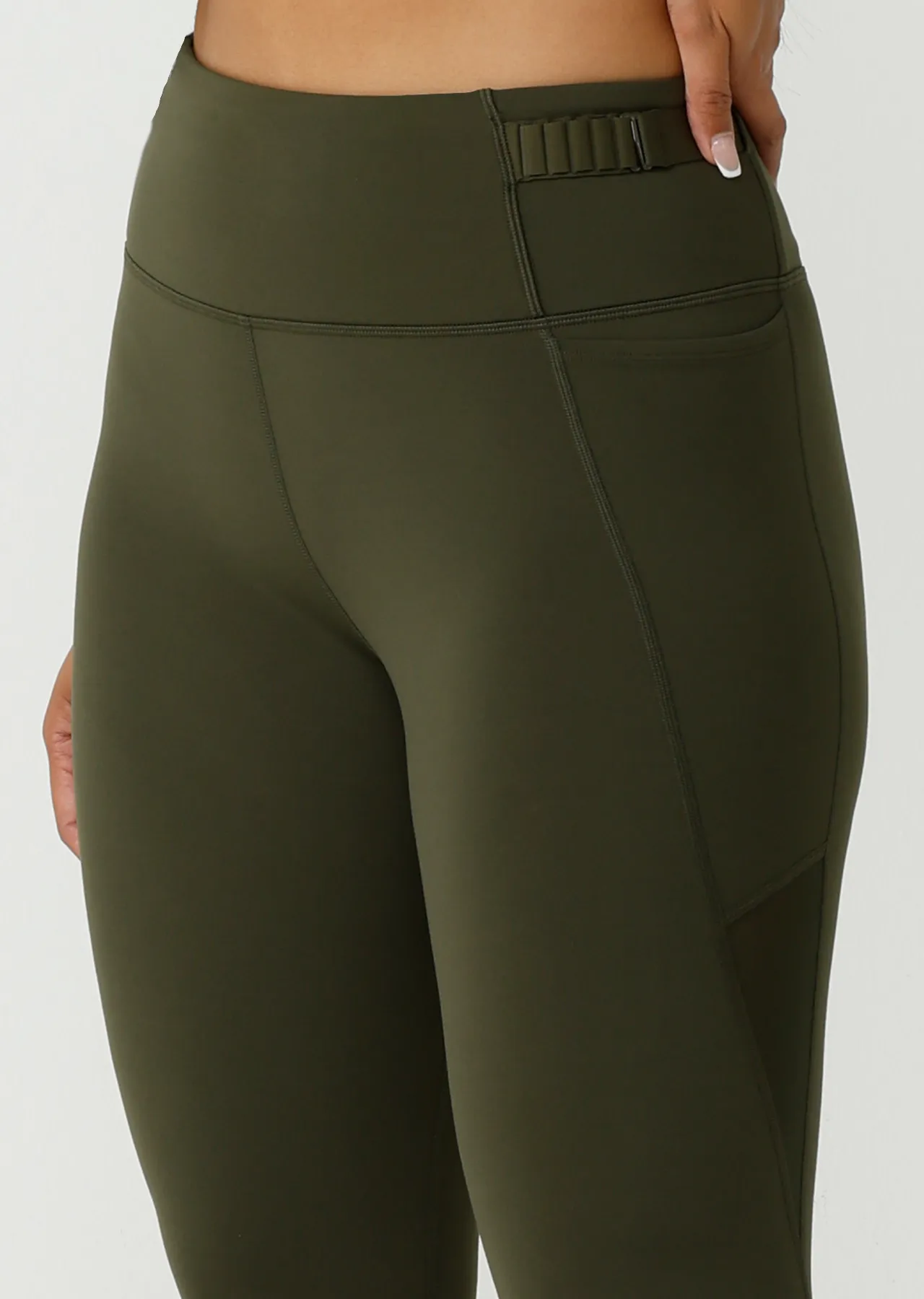 Cinch Ankle Biter Leggings With Phone Pocket Support