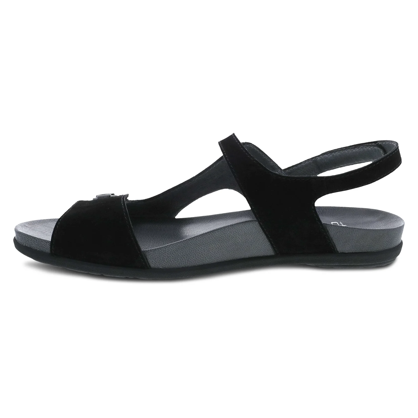 Classic Women's Sandals in Black Nubuck