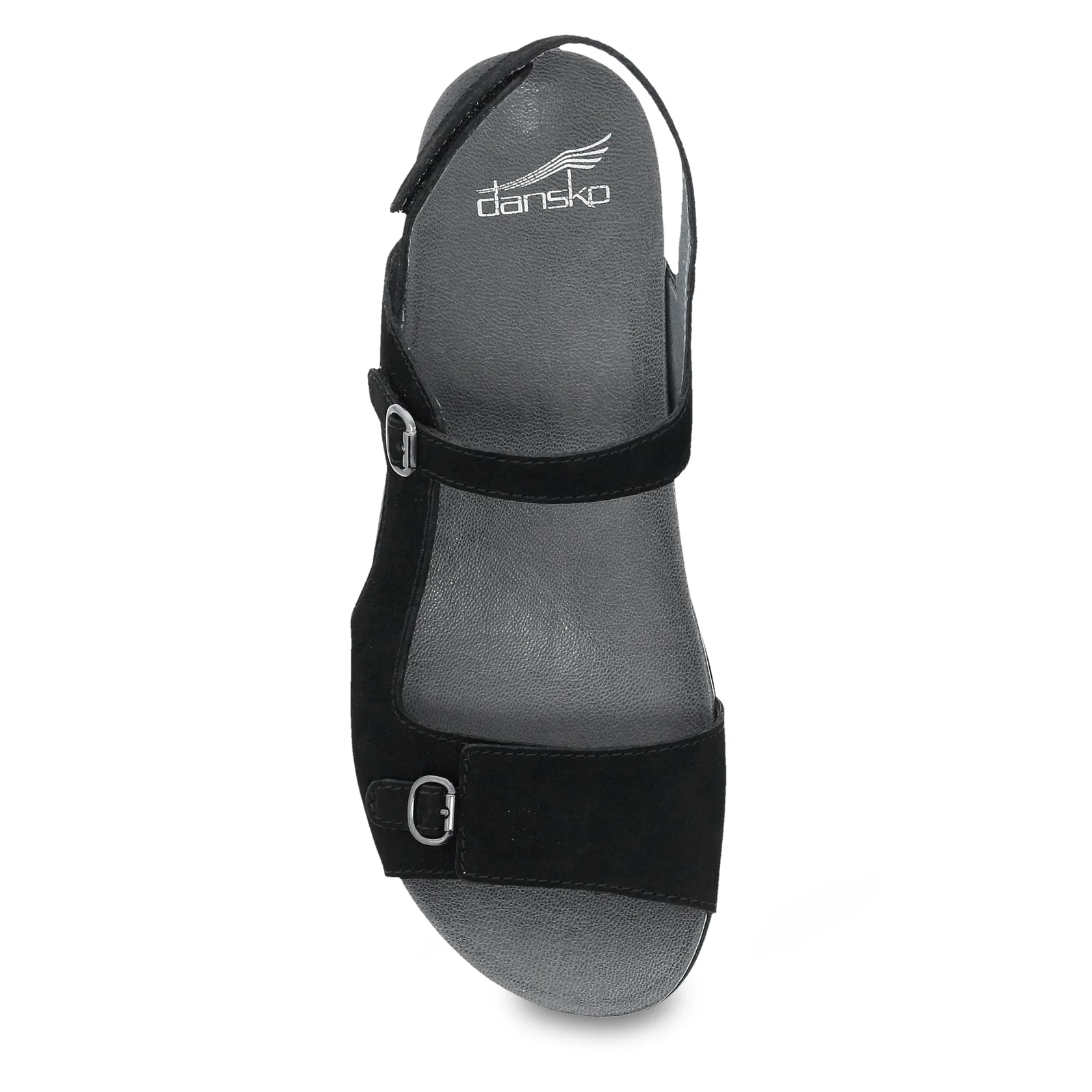 Classic Women's Sandals in Black Nubuck